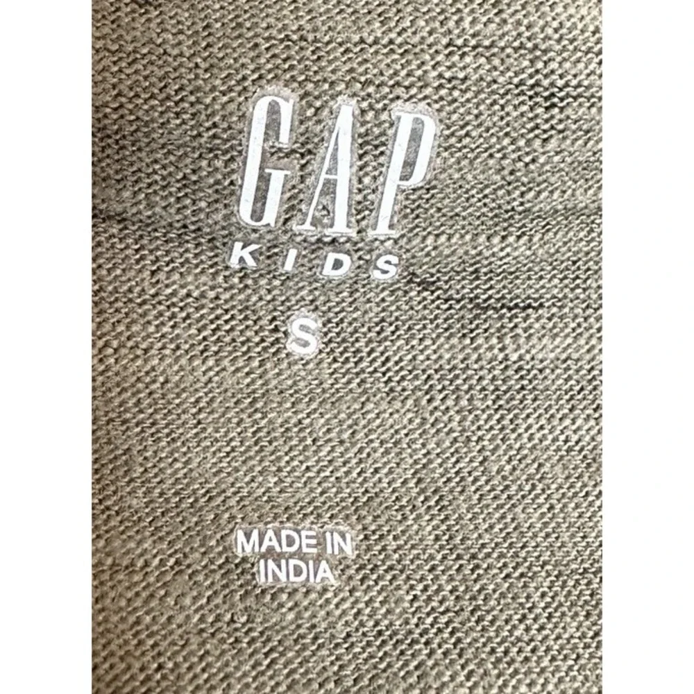 Gap Kids boys green camo long sleeve cotton‎ pocket t-shirt sz S GUC